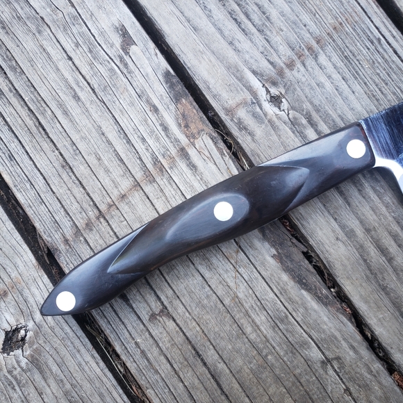 CUTCO 7-5/8" Petite Chef - Dark Brown Classic Handle - #1728 - Picture 7 of 12